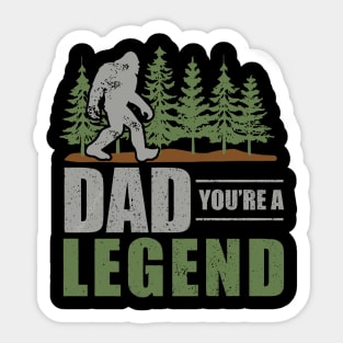 Dad You Are Legend Sticker